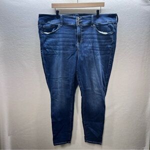 Torrid Super Soft Jegging Jeans Womens 22W Plus Stretch Blue Denim 3078